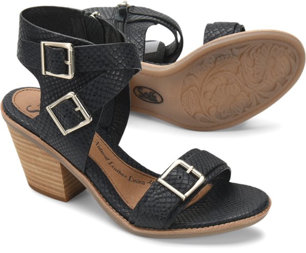 Marlyn Black Sandals | Sofft Shoes