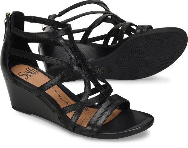 Malindi Black Sandals | Sofft Shoes Product