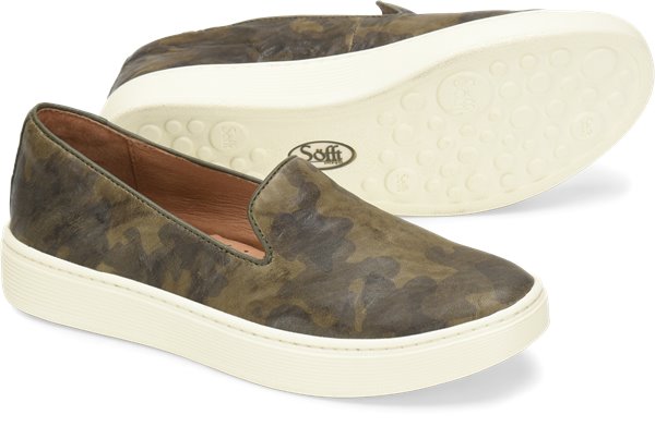 Somers Slip On Army Green Sport | Sofft 