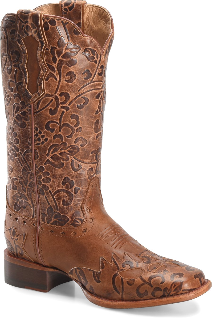 Sonora Shoes - Sonora Jana Women's Shoes in Rust Tooled color. - #sonorashoes #rustshoes