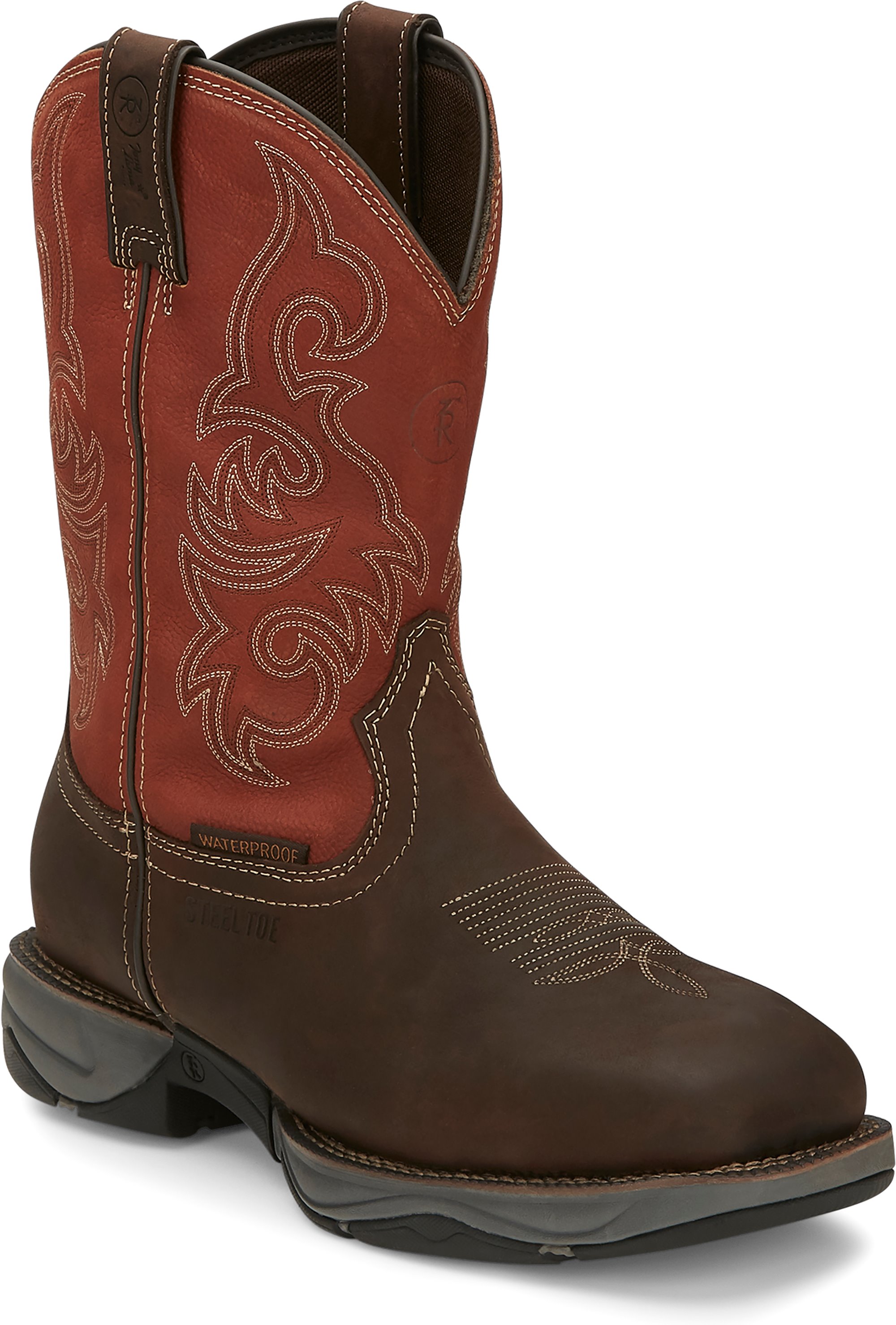 tony lama men's junction waterproof work western boots