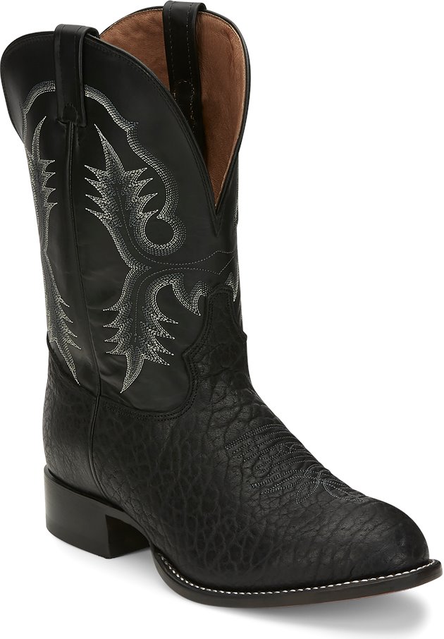 tony lama black bullhide stockman boots