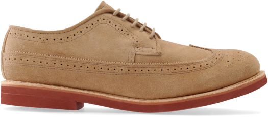 wingtip suede
