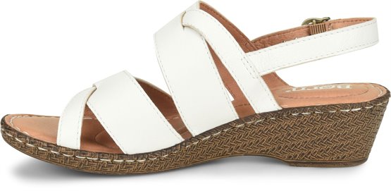 Born Danav in White - Born Womens Sandals on Shoeline.com