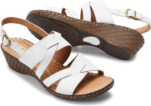 Born Danav in White - Born Womens Sandals on Shoeline.com
