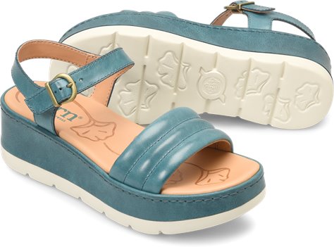 Women's Lightweight Open Toe Flip Flop Comfortable Foam Thong Sandals (Aqua)  - Walmart.com