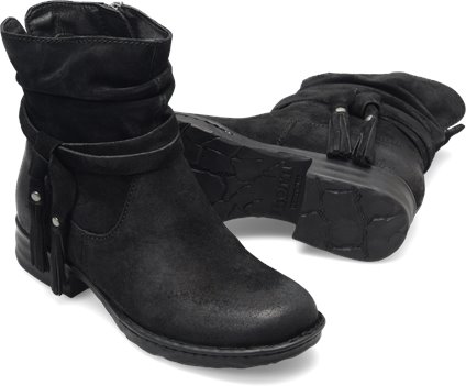Born Kenya in Black Distressed - Born Womens Boots on Shoeline.com