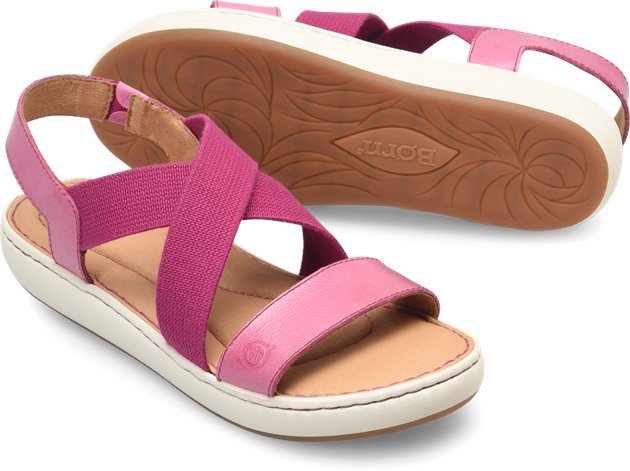 Born Jayla in Hot Pink - Born Womens Sandals on Shoeline.com