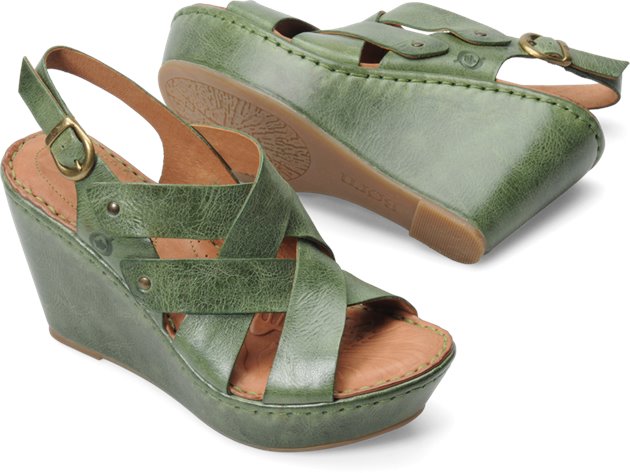 Born Cataleen in Leaf - Born Womens Sandals on Shoeline.com