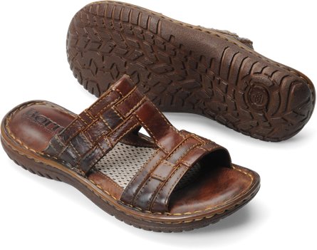 Born Teedra in Whiskey - Born Womens Sandals on Shoeline.com