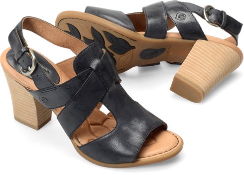 Born Elly in Black - Born Womens Sandals on Shoeline.com