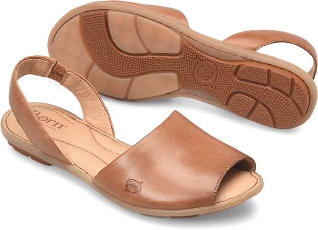 Born Trang in Brown Cognac Born Womens Sandals on Shoeline