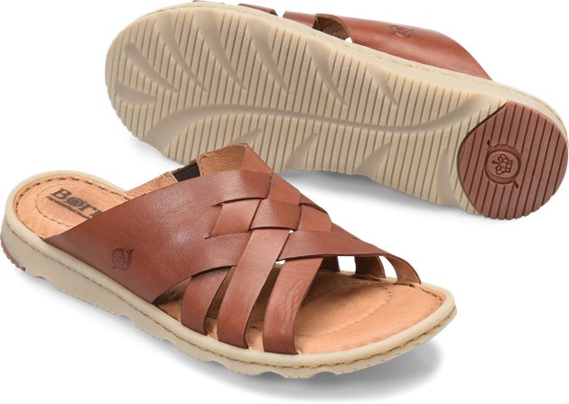 Born Tarpon in Red Brown - Born Womens Sandals on Shoeline.com