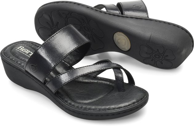 Born Siene in Black Born Womens Sandals on Shoeline