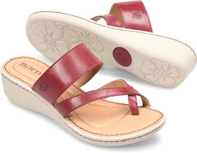 Born Siene in Scarlet Born Womens Sandals on Shoeline