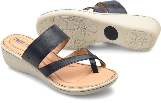 Born Siene in Marine Born Womens Sandals on Shoeline