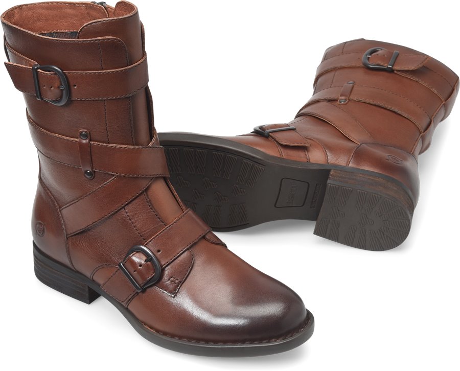 born portia buckle boot