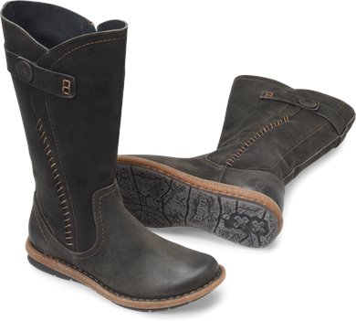 Born Tonic in Carbon Distressed - Born Womens Boots on Shoeline.com