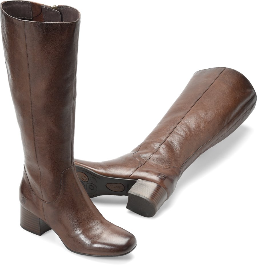 Born Shoes - Born Avala Women's Shoes in Dark Brown color. - #bornshoes #brownshoes