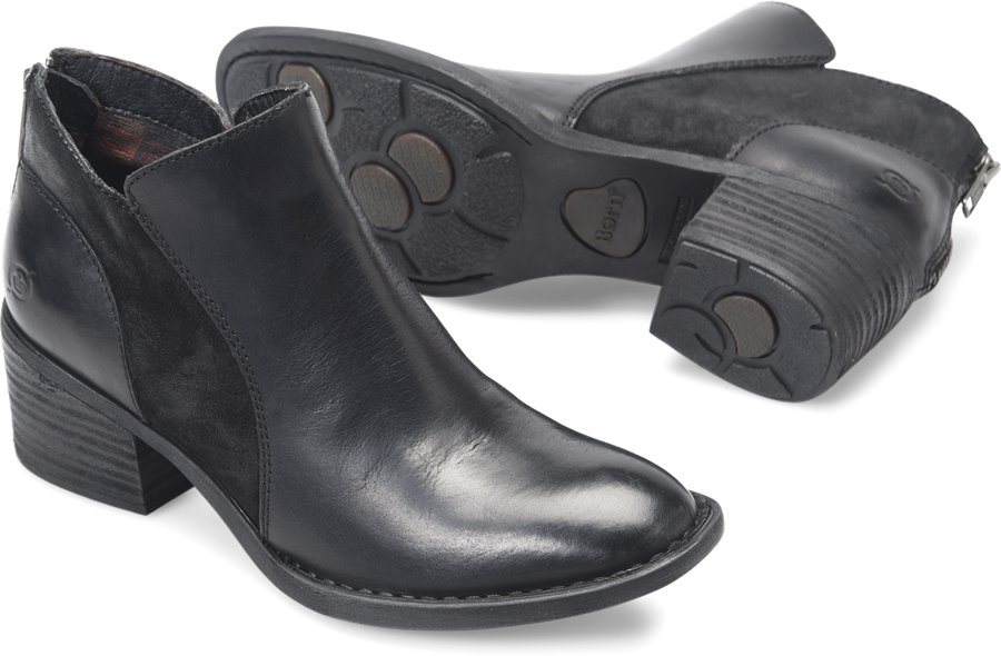 Born Shoes - Born Pourri Women's Shoes in Black color. - #bornshoes #blackshoes