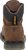 Back view of Carolina Mens 6 Inch Comp Toe Grizzly WP EH Boot
