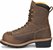 Side view of Carolina Mens 8 In Lace-to-Toe Waterproof Logger 