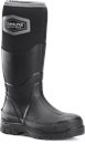 Mens 16 In ST Puncture Resistant Rubber Boot in Black