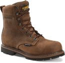 8 Waterproof Work Boot Steel Toe in Dark Brown