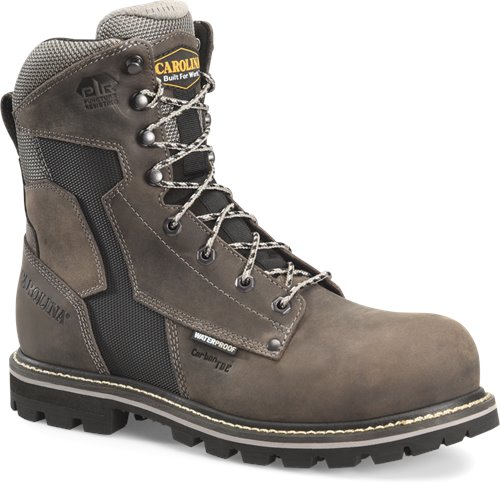 Carolina 8 inch I-Beam Comp Toe in Gray Black - Carolina Mens Work ...