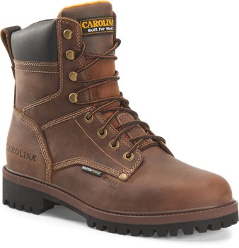 Carolina 8IN WP ST Work Boot in Dark Brown - Carolina Mens Work-Outdoor ...