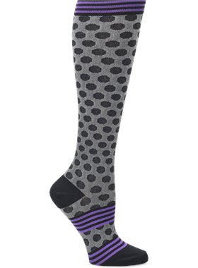 Compression Socks in Sporty Dot Black