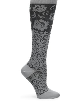 Compression Socks in Damask Grey