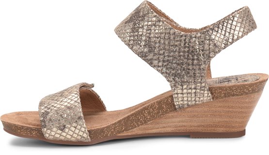 Sofft Verdi in Taupe Gold Snake - Sofft Womens Sandals on Shoeline.com