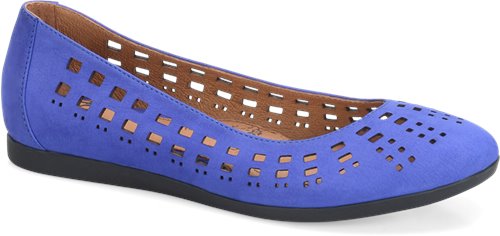 Electric Blue Nubuck Sofft Pami