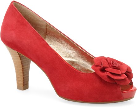 Red Hot Suede Sofft Scala