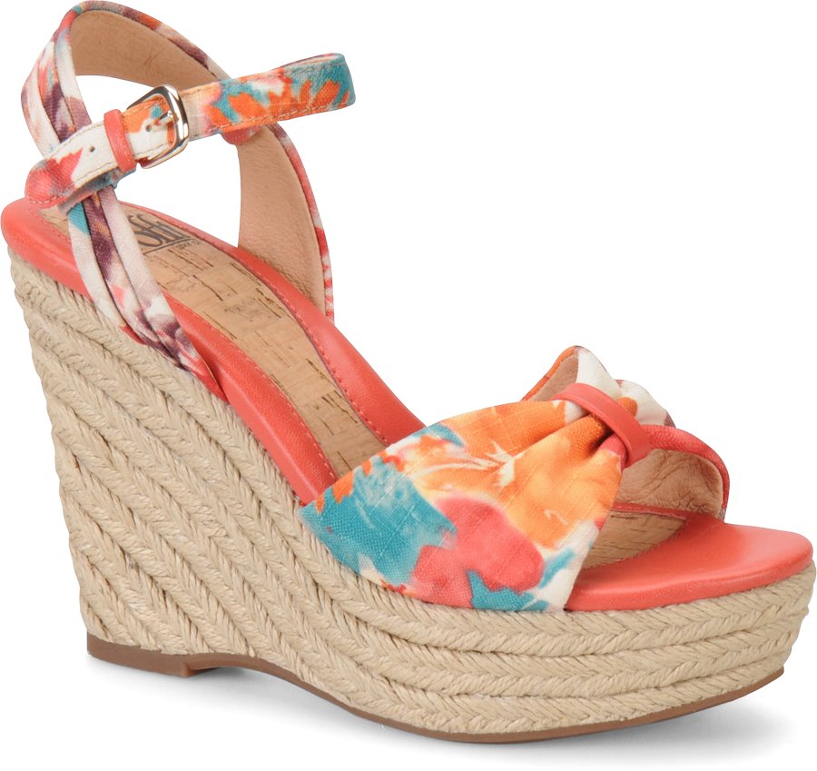 Sofft Peggie in Peach Multi - Sofft Womens Sandals on Shoeline.com