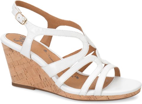 Sofft Corinth in White - Sofft Womens Sandals on Shoeline.com