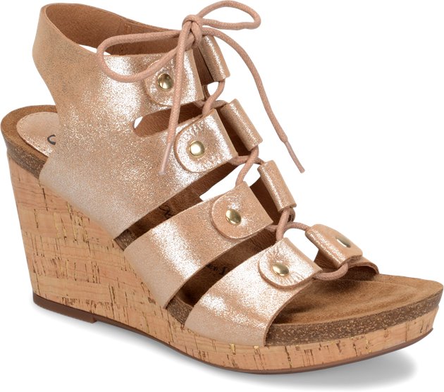 Sofft Carita in Natural Gold Sofft Womens Sandals on Shoeline