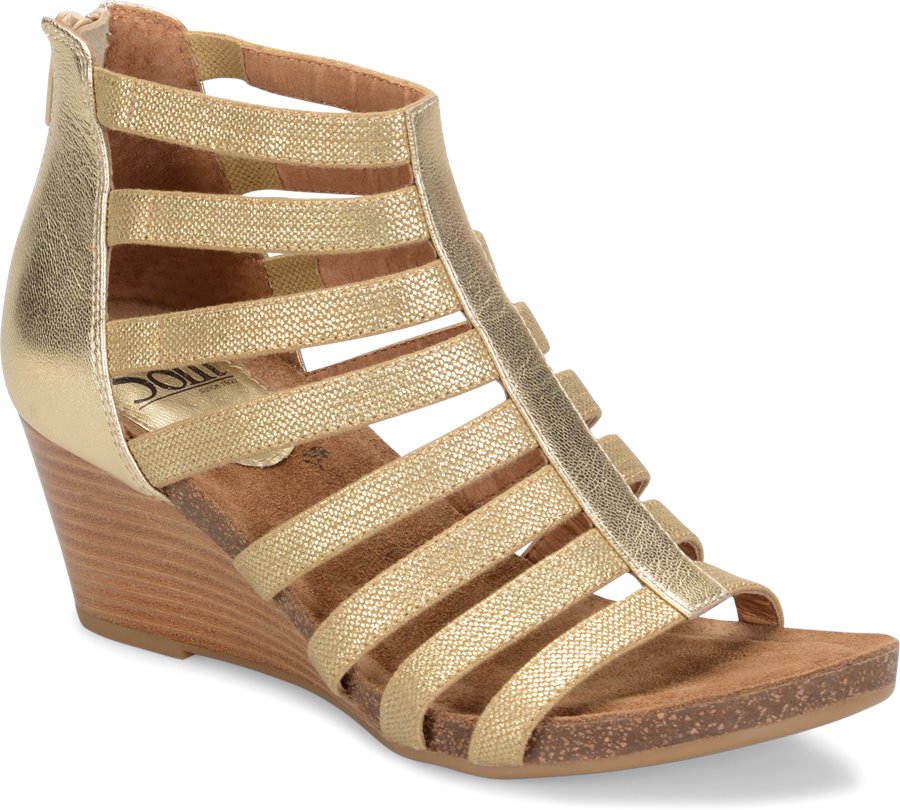 Sofft Mati in Rich Gold - Sofft Womens Sandals on Shoeline.com