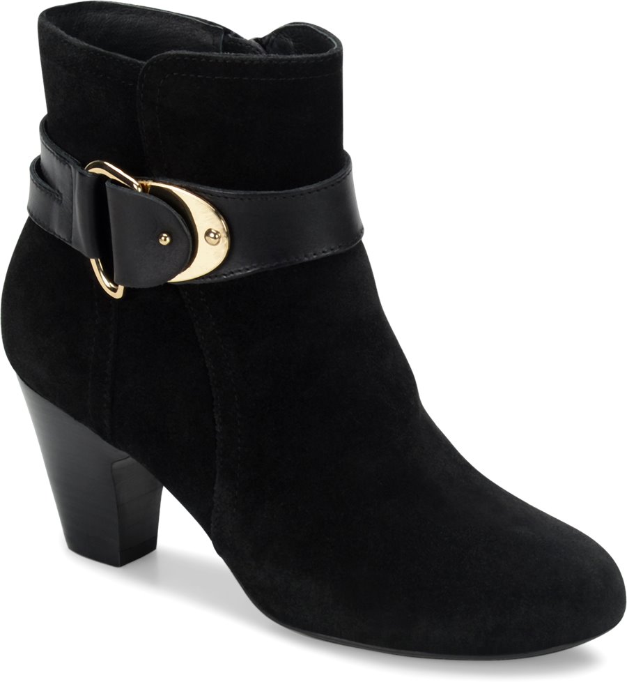 Sofft Shoes - Sofft Nadra Women's Shoes in Black Suede color. - #sofftshoes #blackshoes