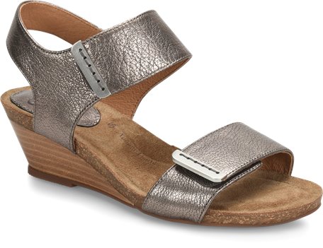 Sofft Verdi in Anthracite/Nero - Sofft Womens Sandals on Shoeline.com