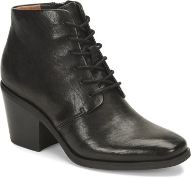 black buckle booties womens