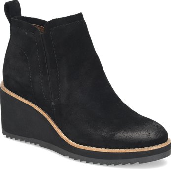 Sofft Emeree in Black Suede - Sofft Womens Boots on Shoeline.com