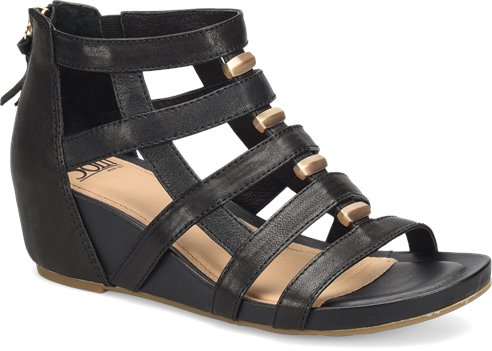 Women's Zip Closure Crisscross Straps Platform Wedge Sandal Dress Shoes –  DUNION SHOES