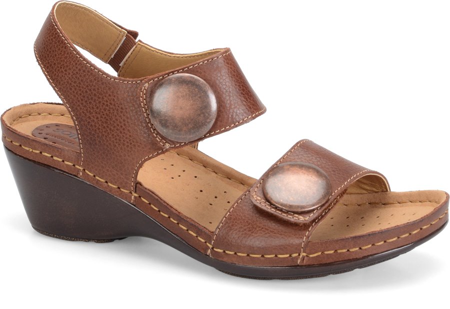 Softspots Pamela in Nutmeg - Softspots Womens Sandals on Shoeline.com